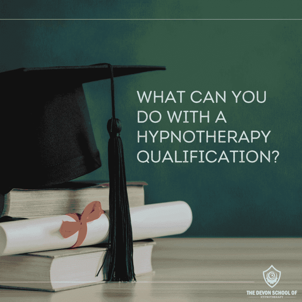 Person holding a certificate with calm surroundings, symbolising new career opportunities in hypnotherapy