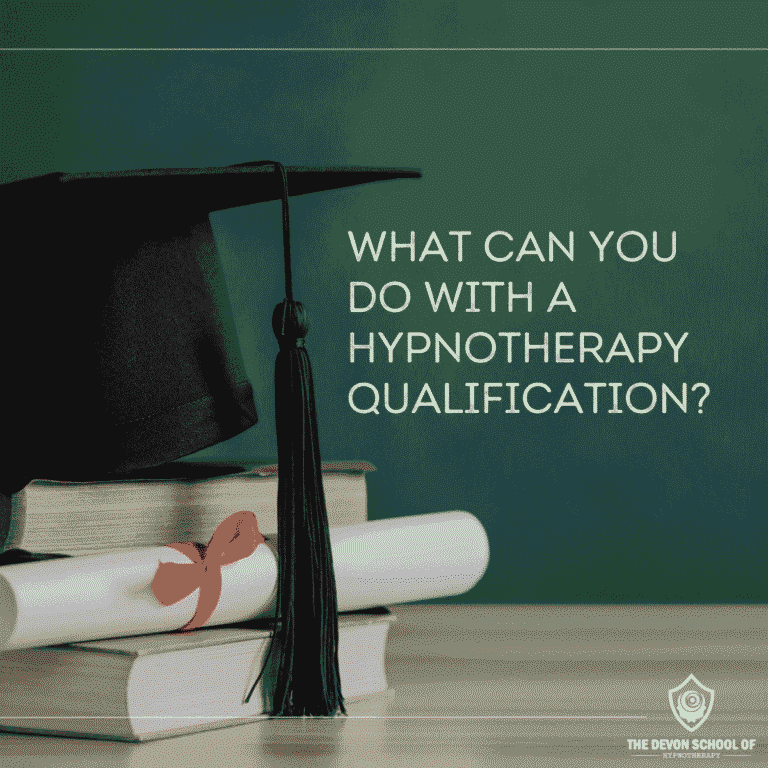 Person holding a certificate with calm surroundings, symbolising new career opportunities in hypnotherapy