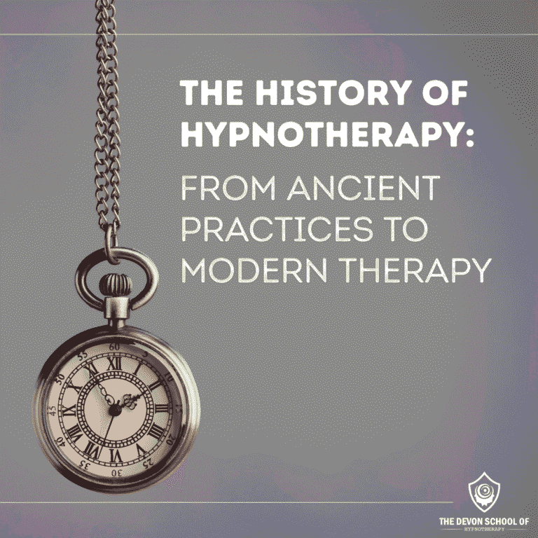 Modern hypnotherapy concept blending historical roots with contemporary practice